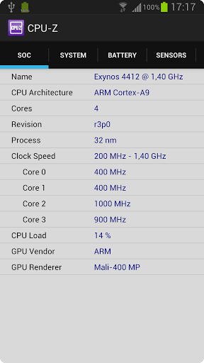 CPU-Z para Android