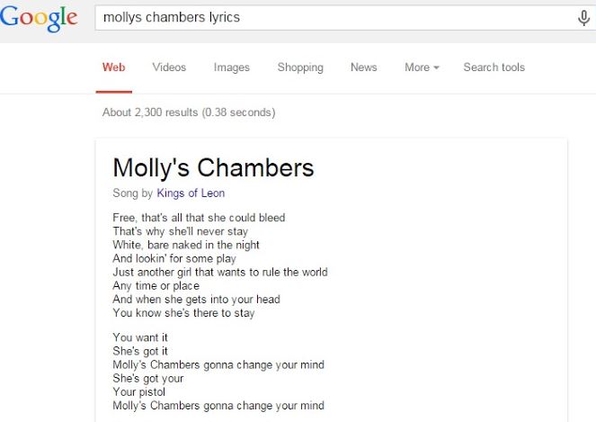 google letra musicas