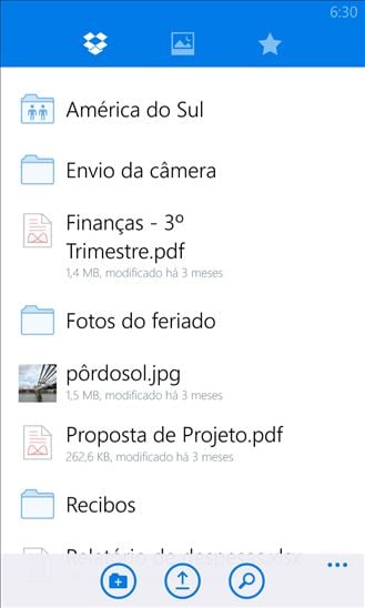 dropbox windows phone