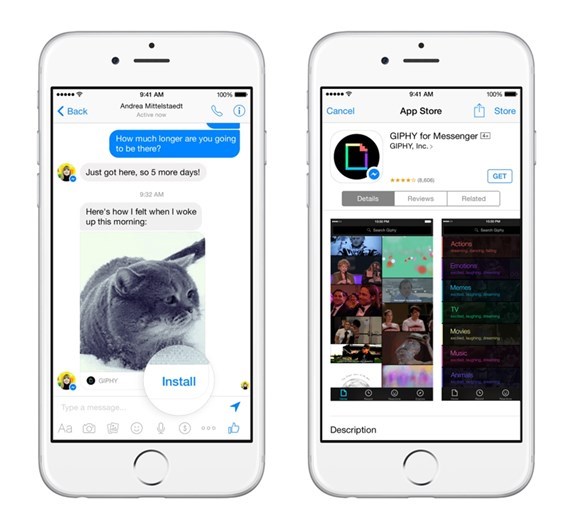 facebook messenger app store