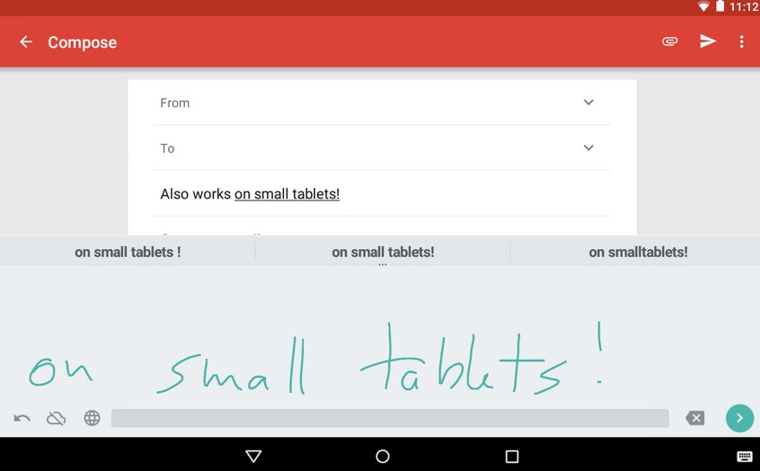 google escrita manual app android