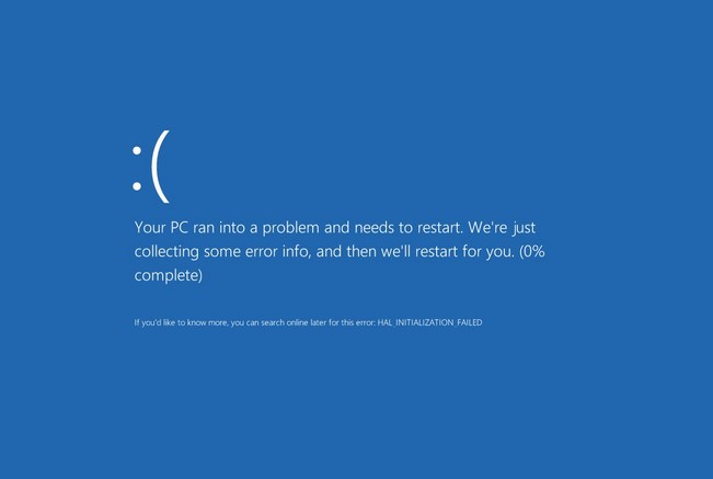 windows 10 blue screen