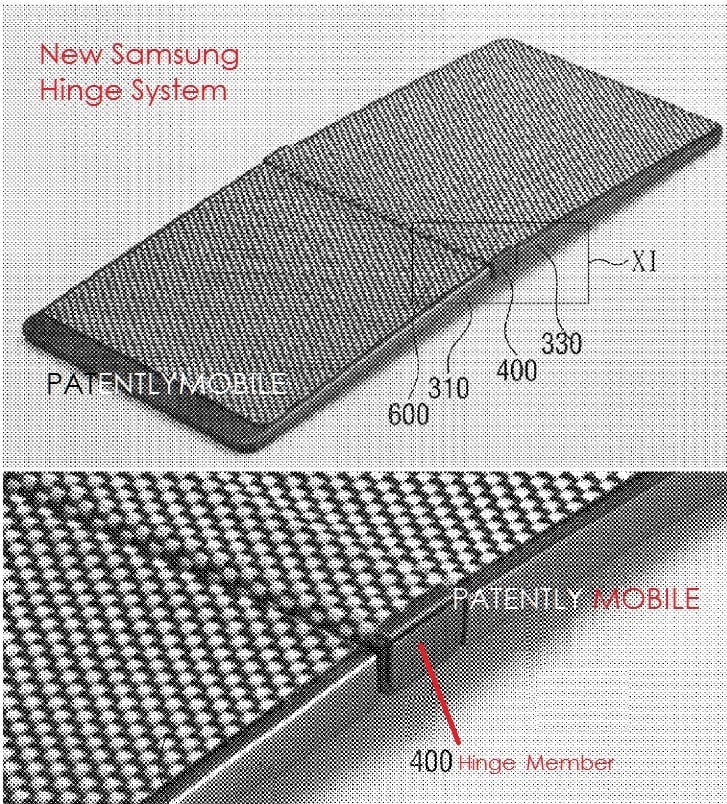 patente samsung dobravel ecrã