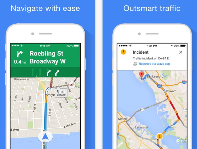 google maps ios