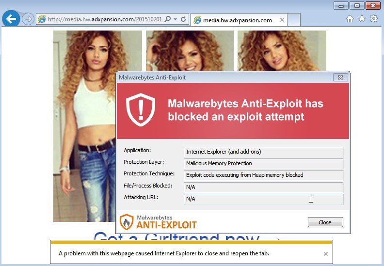 malwarebytes websites adulto