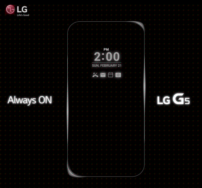 always on lg g5