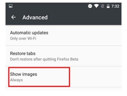 firefox android imagens