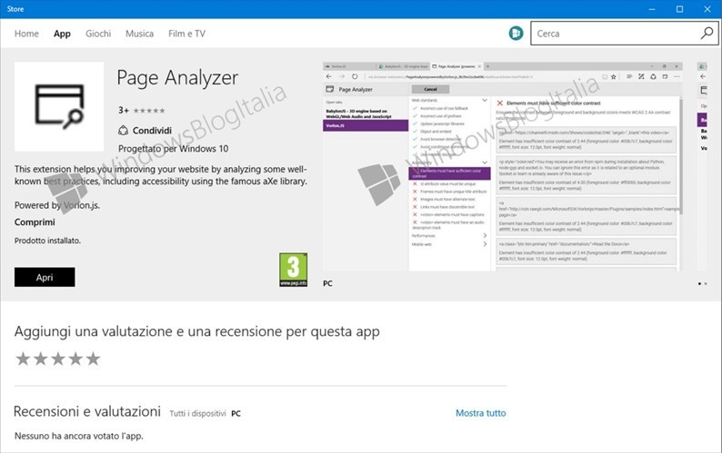 windows edge extensão