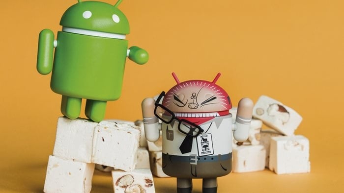android nougat bonecos