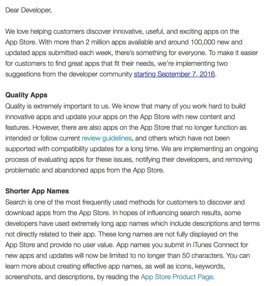 carta aos programadores da apple