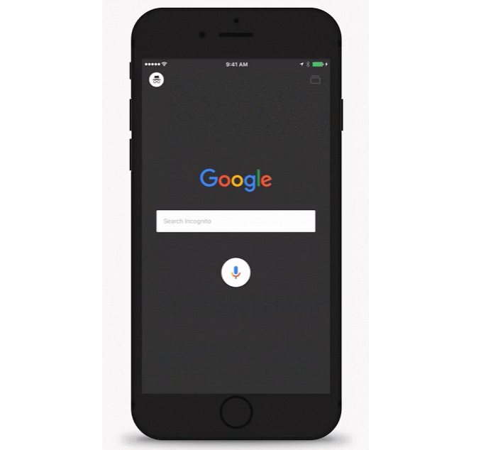 modo anónimo do google
