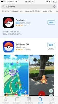 Pokémon go e anúncios