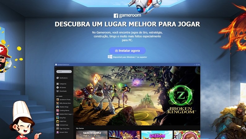 facebook gamesroom