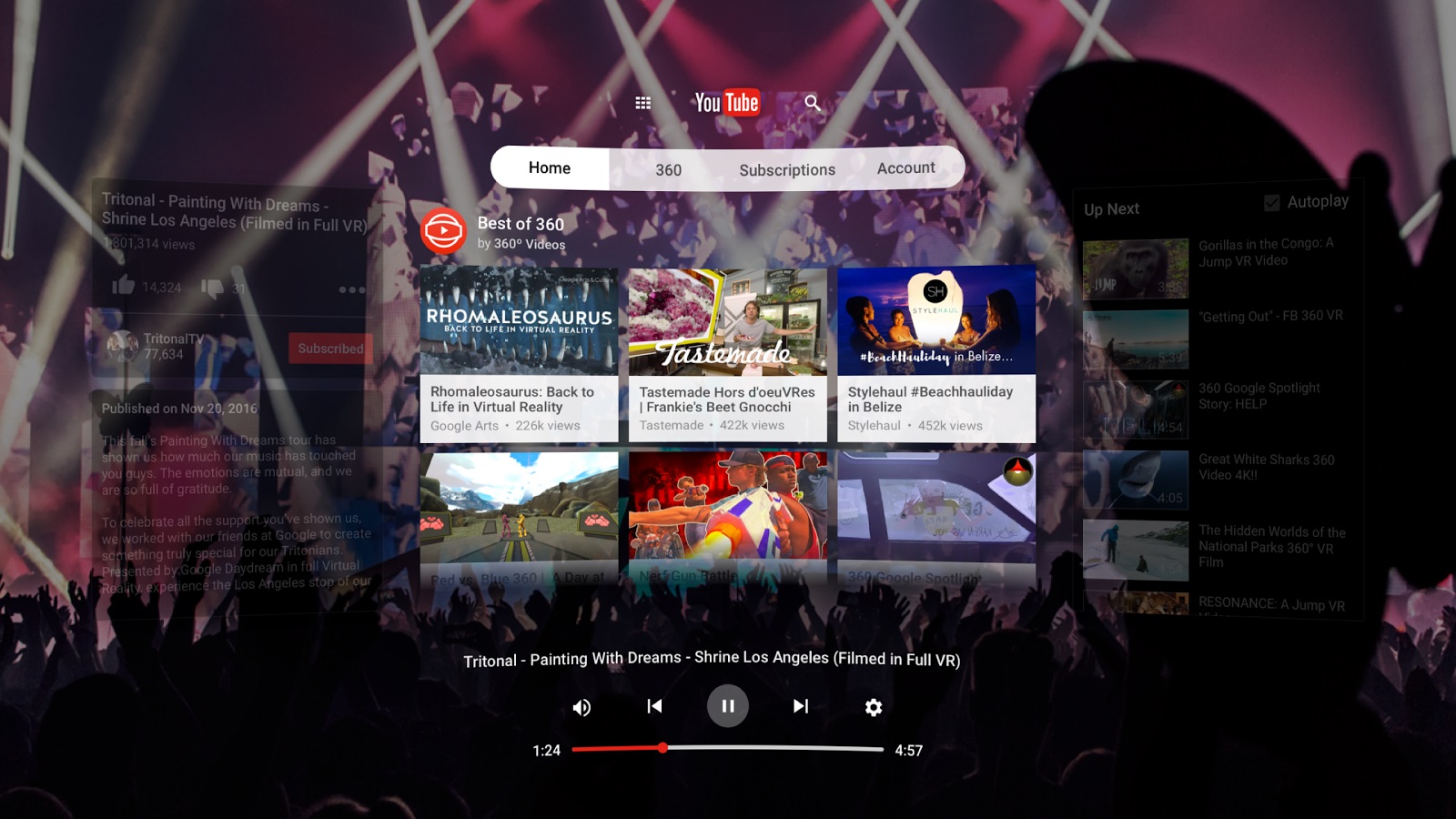 youtube VR