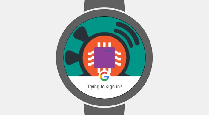 Google android wear autenticação
