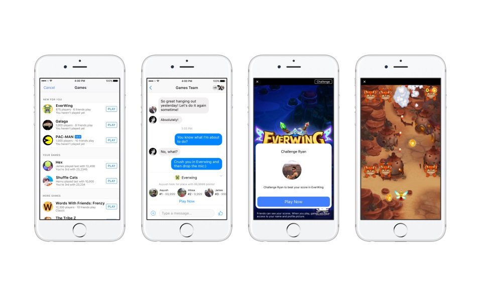 Facebook instant games