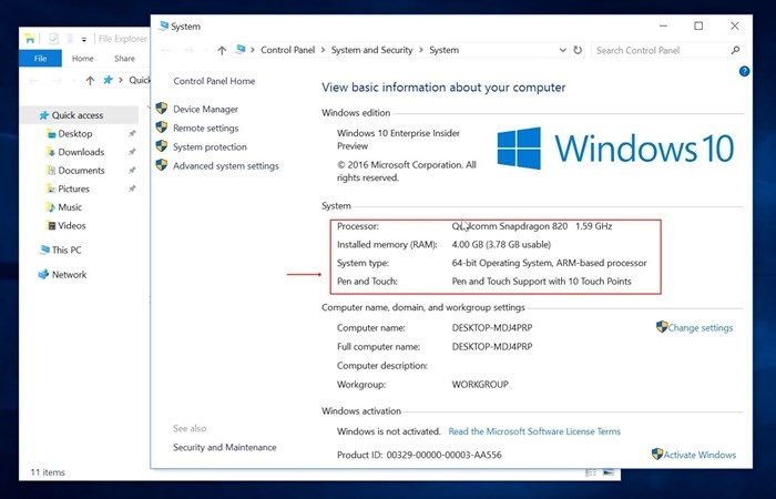 windows em ARM
