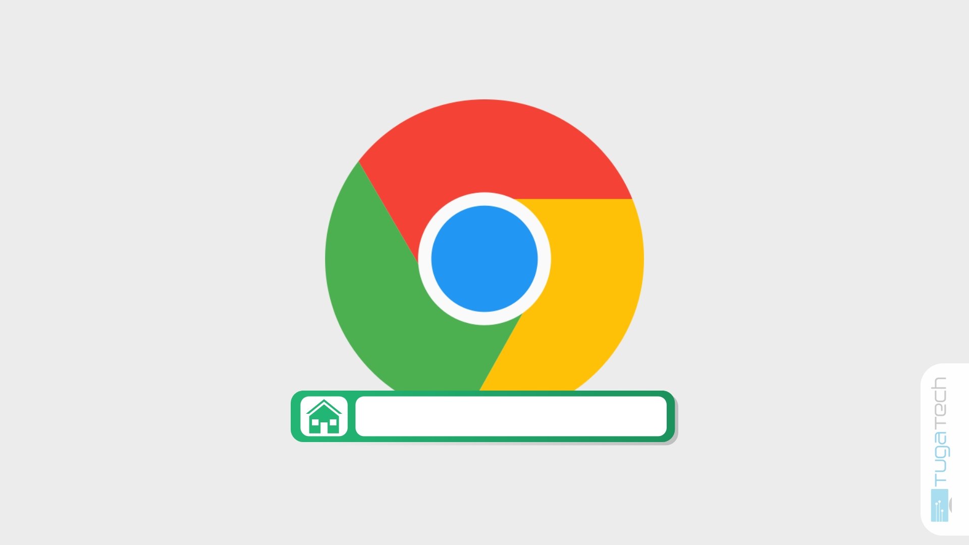 Google Chrome com barra de endereço