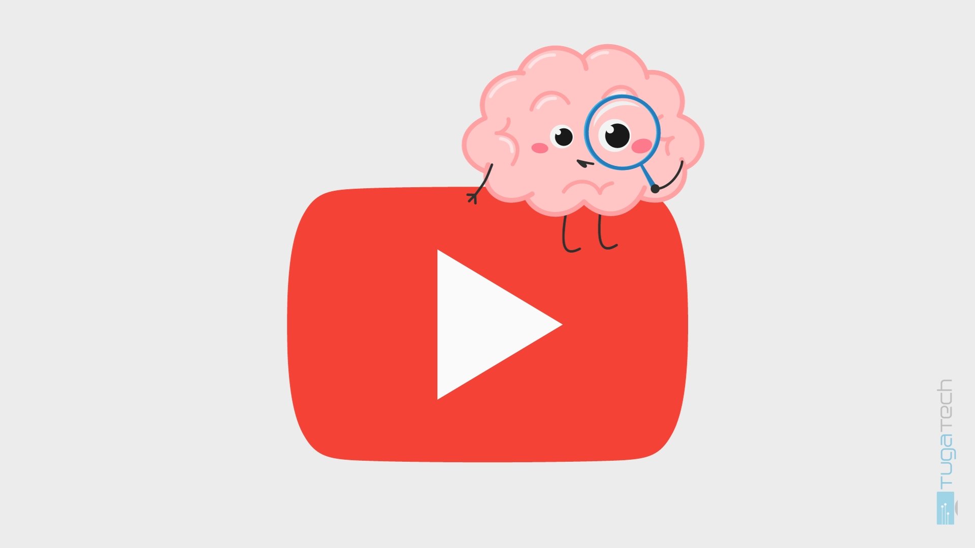 Youtube com cerebro a pesquisar