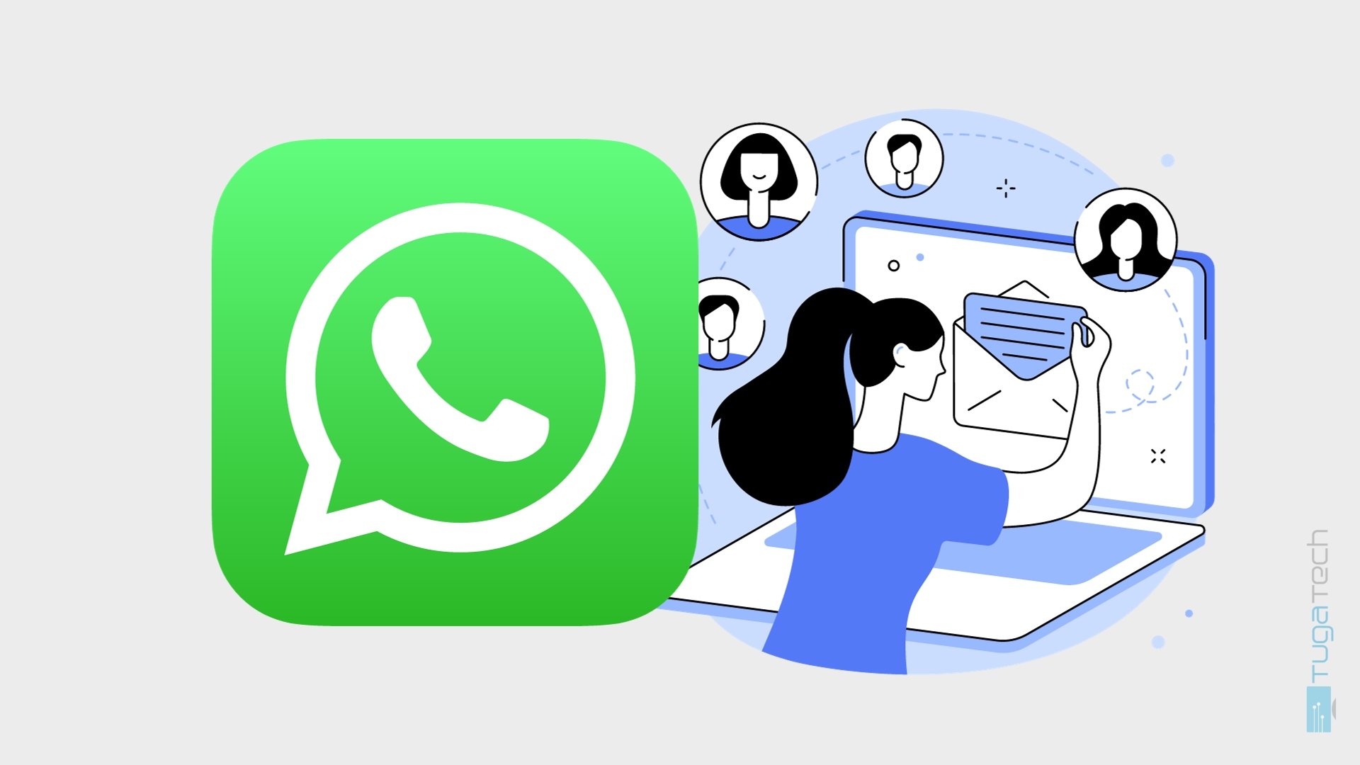 Email com logo do WhatsApp