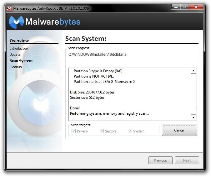 Malwarebytes Anti-Rootkit