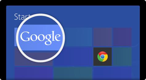 Google no Windows 8