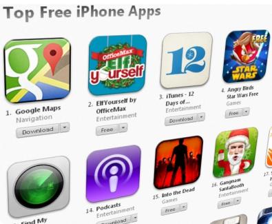 App Store e Google Maps