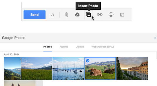 gmail photos