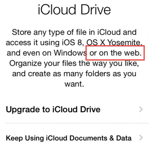 icloud drive