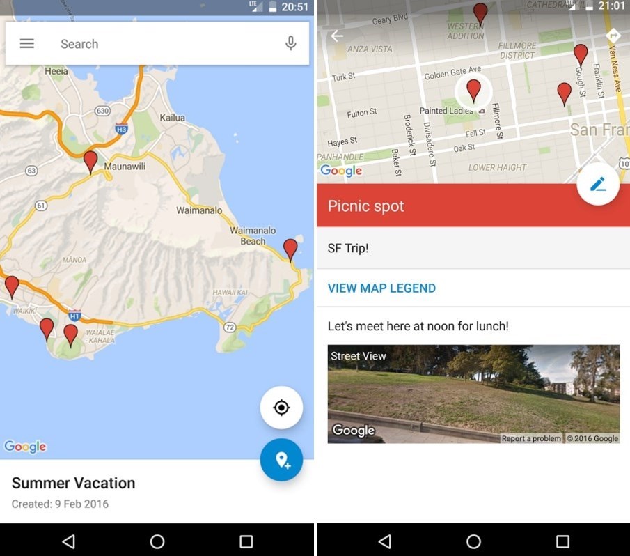 Обновить google карта
