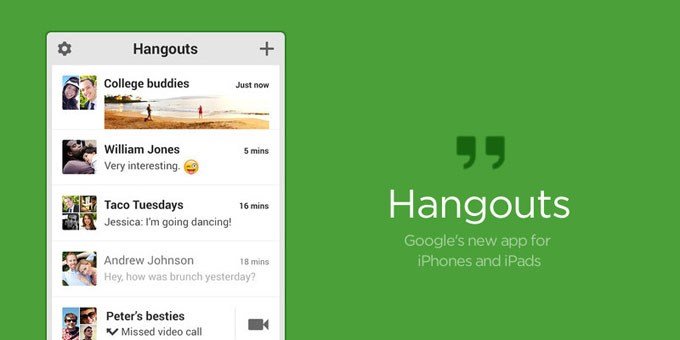 google hangouts for ios