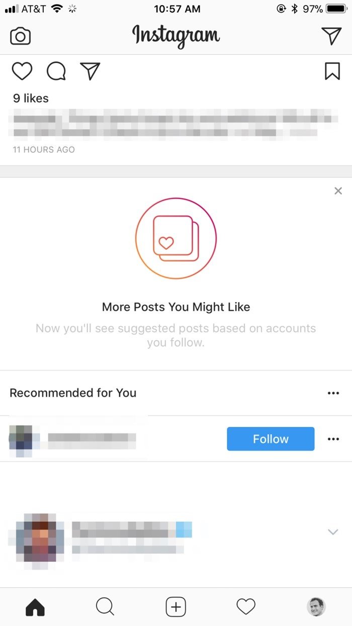 posts recomendados no instagram
