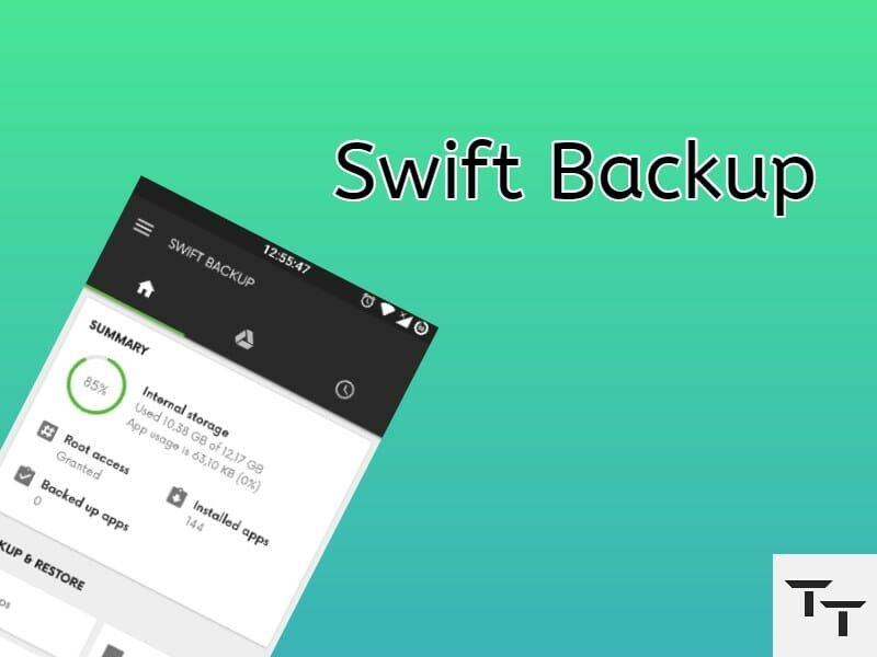 swift backup android