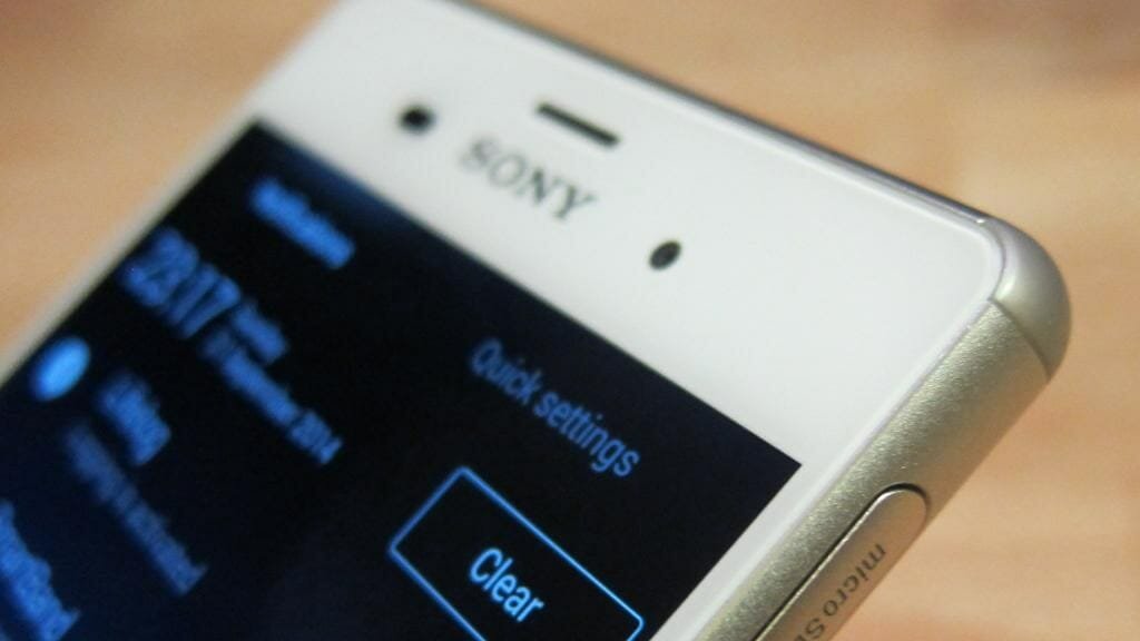 sony logo smartphone